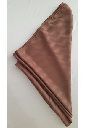 شال قهوه ای زنانه پنبه ای Lavena scarfs - کد 933327175