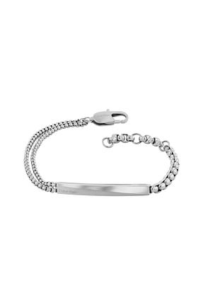 دستبند استیل (فولاد) متالیک مردانه استیل (فولاد) Calvin Klein - کد 900772378