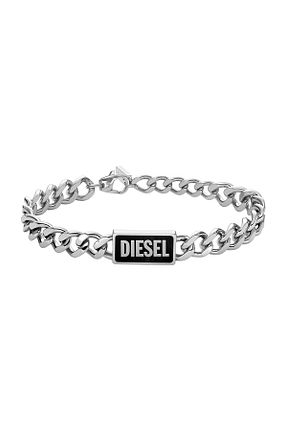 دستبند استیل (فولاد) طوسی مردانه استیل (فولاد) Diesel - کد 873781856