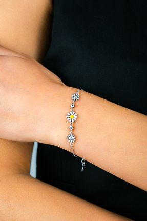 دستبند نقره متالیک زنانه 925 عیار Tezcan Silver - کد 904414750