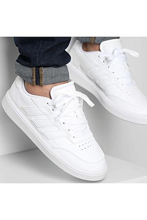 کفش اسنیکر سفید مردانه بند دار adidas - کد 835074679