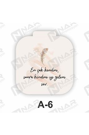 آینه قهوه ای پلاستیک Nar Promosyon - کد 809411091