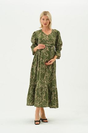 لباس بارداری خاکی زنانه بافتنی BUSA - کد 933338421
