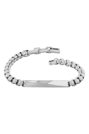 دستبند استیل (فولاد) متالیک مردانه استیل (فولاد) Calvin Klein - کد 897248250