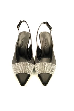 کفش مجلسی مشکی زنانه پارچه ای Escarpinshoes - کد 922449644