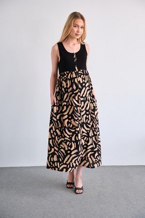 لباس بارداری بژ زنانه بافتنی BUSA - کد 933330901