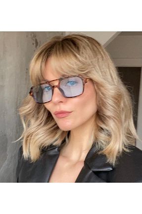 عینک آفتابی آبی زنانه UV400 Genel Markalar - کد 307149350