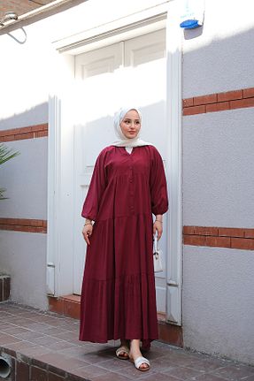 لباس زرشکی زنانه بافتنی LOCCO - کد 934116186