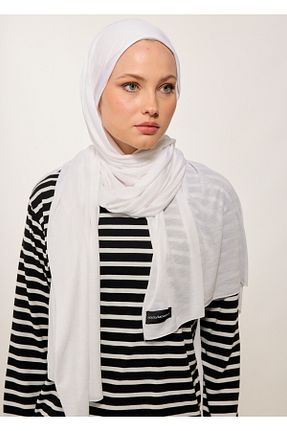 شال سفید زنانه پنبه ای HOUSE OF MODEST - کد 933358820