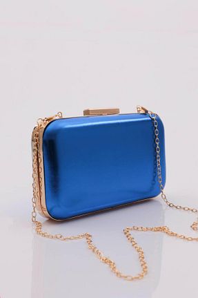 کیف مجلسی آبی زنانه چرم مصنوعی Dgn - کد 830226161