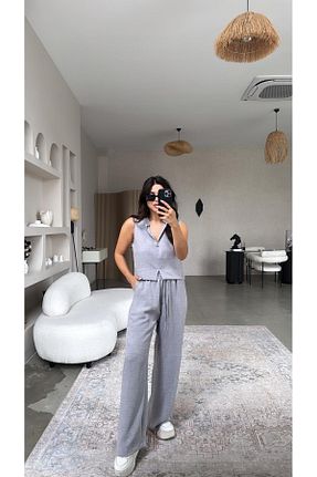 ست بالاتنه و پائین تنه رنگی زنانه رگولار Buket Teke - کد 933352935