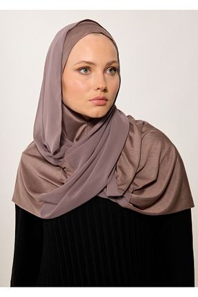 شال قهوه ای زنانه پلی استر HOUSE OF MODEST - کد 933348273