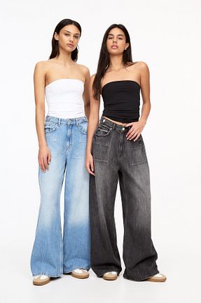 بلوز رنگی زنانه ساده Pull & Bear - کد 933367258