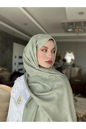 شال سبز زنانه پنبه ای Lavena scarfs - کد 933352995