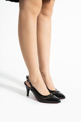 کفش استایلیتو مشکی پاشنه نازک Extra Shoes İstanbul - کد 934134145