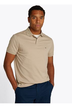 پولوشرت خاکی مردانه رگولار Tommy Hilfiger - کد 933433773