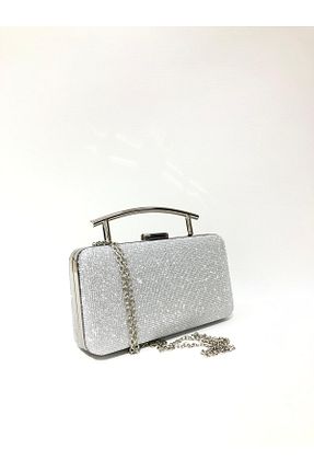 کیف مجلسی طوسی زنانه چرم مصنوعی womenacs - کد 933455341