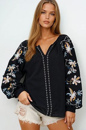 بلوز رنگی زنانه رگولار VAGGON - کد 933474234