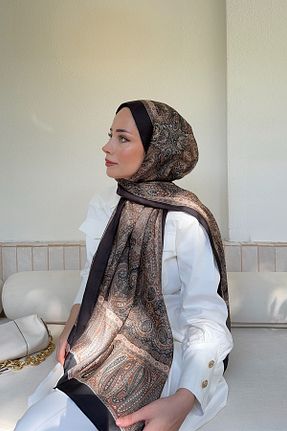 شال قهوه ای زنانه ARMANDA - کد 933508034