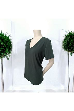 بلوز سبز زنانه ساده Butik - کد 934286686