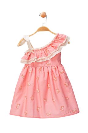 لباس صورتی بچه گانه بافتنی KALİNKA KİDS WEAR - کد 933527980