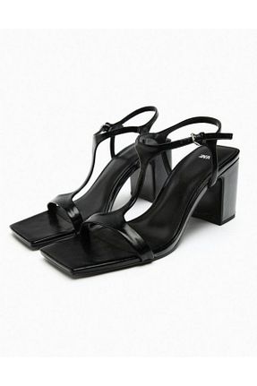 صندل مشکی زنانه پاشنه ضخیم Butik - کد 933550141