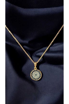 گردنبند جواهر طلائی زنانه استیل ضد زنگ NAS fashion - کد 870504877