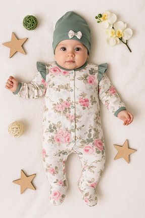 سرهمی فضانوردی سبز بچه گانه Babydonat - کد 451982090