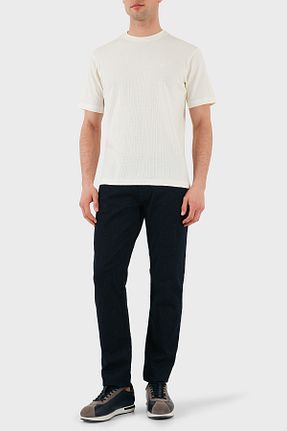 شلوار جین سرمه ای مردانه پاچه ساده Emporio Armani - کد 934277874