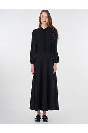 دامن حجاب مشکی زنانه رگولار Kayra - کد 933597766