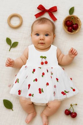 لباس سفید بچه گانه بافتنی Beniizle - کد 817300682