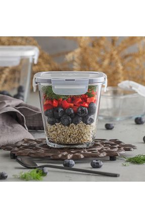 ظرف نگهداری رنگی شیشه LAV - کد 819088261