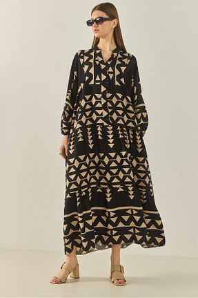 لباس مشکی زنانه بافتنی Bianco Lucci - کد 933628383