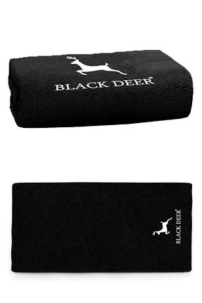 حوله مشکی پنبه ای BLACK DEER - کد 781628136