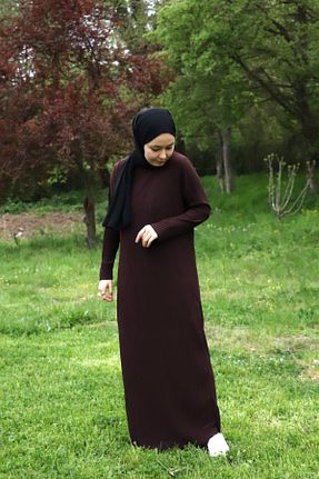 لباس قهوه ای زنانه بافتنی ilmek - کد 934345508