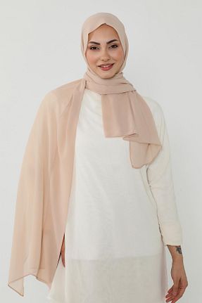 شال قهوه ای زنانه Aisha