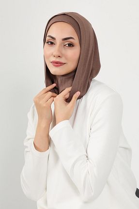 کلاه شنای حجاب قهوه ای زنانه Aisha