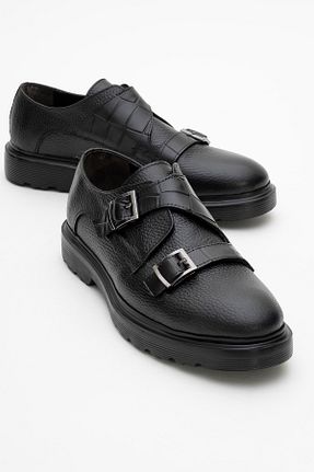 کفش کلاسیک مشکی مردانه چرم خالص maximoda - کد 933688911
