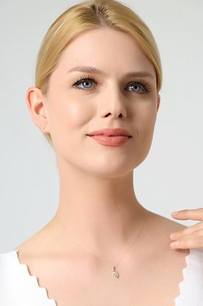 گردنبند طلا زرد زنانه 14 عیار Kolyecik - کد 933686393