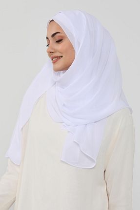 شال سفید زنانه Aisha