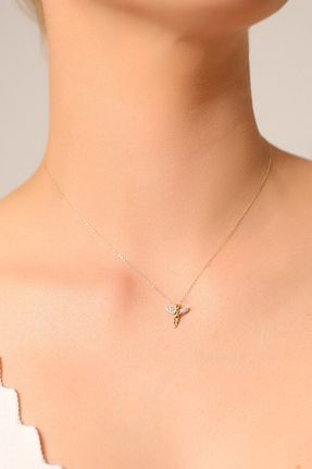 گردنبند طلا زرد زنانه 14 عیار Kolyecik - کد 933687030