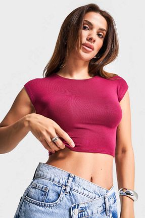 بادی زرشکی زنانه یقه دوچرخه its basic - کد 933681707