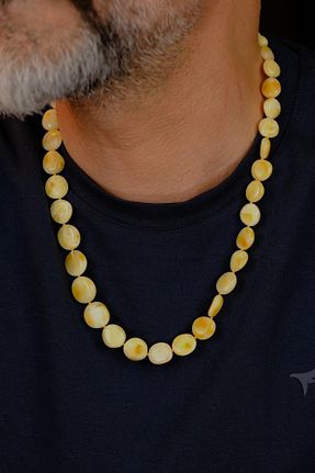 تسبیح زرد کهربا dergah tesbih - کد 934401246