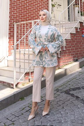 کیمونو و کافتان سبز زنانه ویسکون MİSSKAYLE - کد 933692565