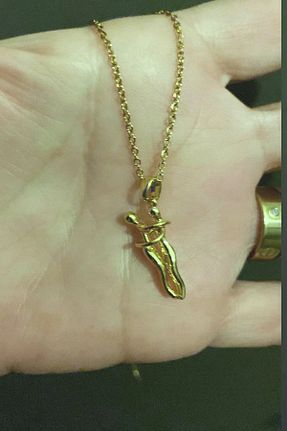 گوشواره استیل (فولاد) زرد زنانه استیل (فولاد) DLK TAKI - کد 934401316