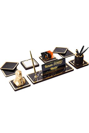 نظم دهنده رو میزی مشکی isimliksepeti - کد 803446347