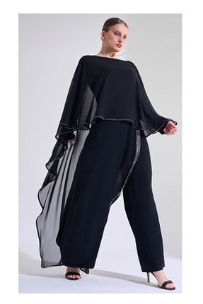 ست بالاتنه و پائین تنه مشکی زنانه بافتنی TDEE - کد 933697159