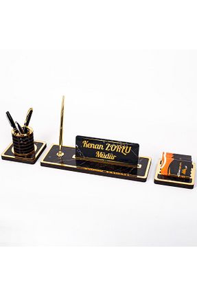نظم دهنده رو میزی مشکی isimliksepeti - کد 756090743