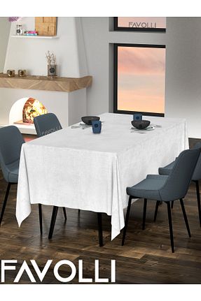 رومیزی سفید پلی استر FAVOLLİ - کد 364468366