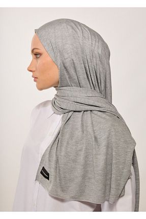 شال طوسی زنانه پنبه ای HOUSE OF MODEST - کد 933722674